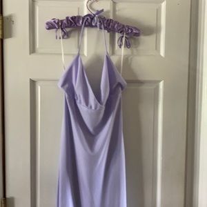 Lilac floor length dress